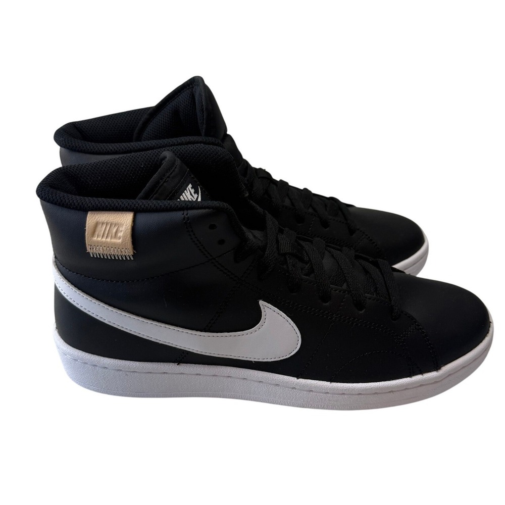 Nike Court Royale 2 Mid Black White Sneakers CQ917 Mens‎ 8 Womens 9.5 New